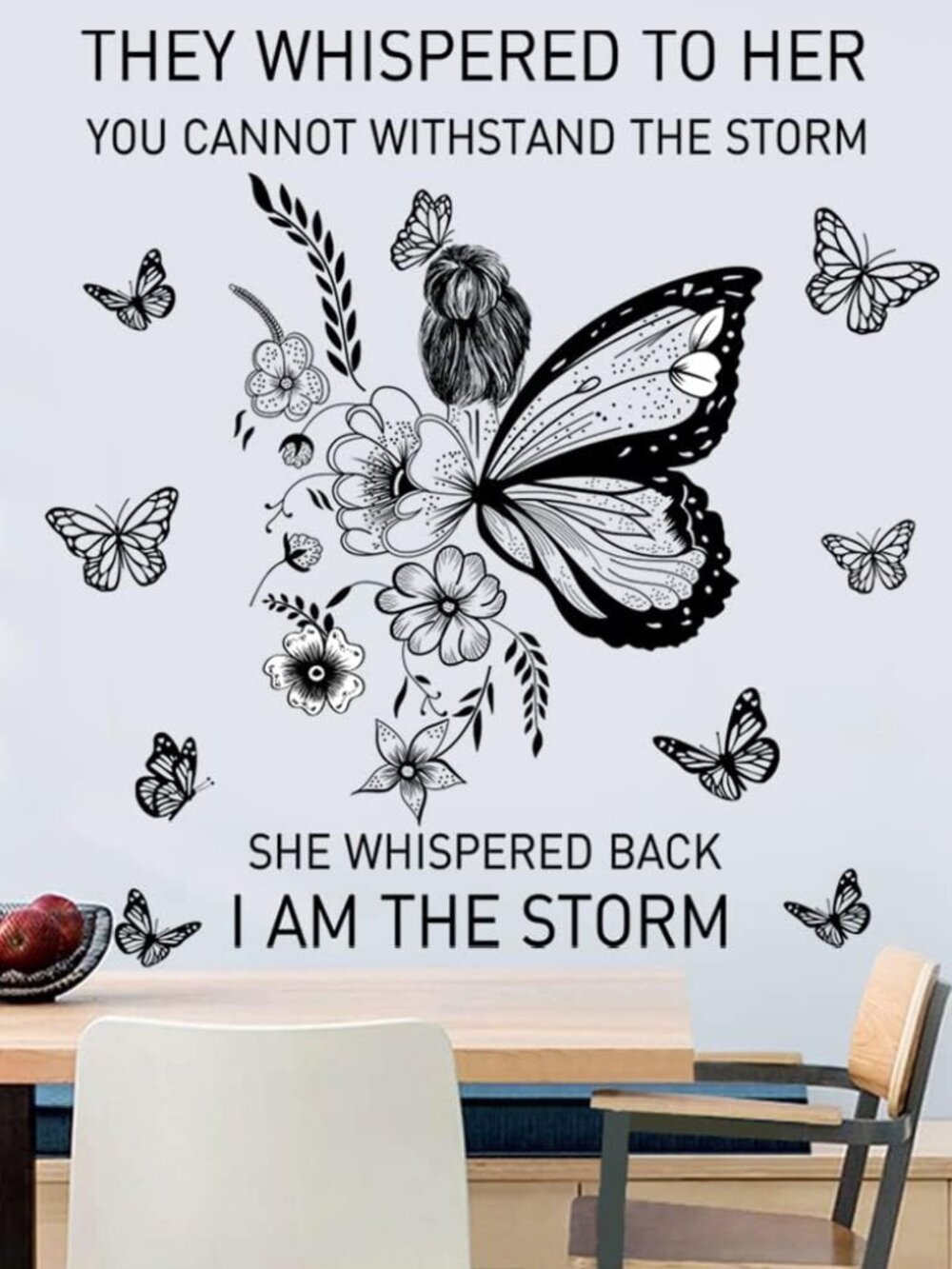Inspirational Wall Art Positive Quotes Wall Decor Motivational Wall Decals Sayin